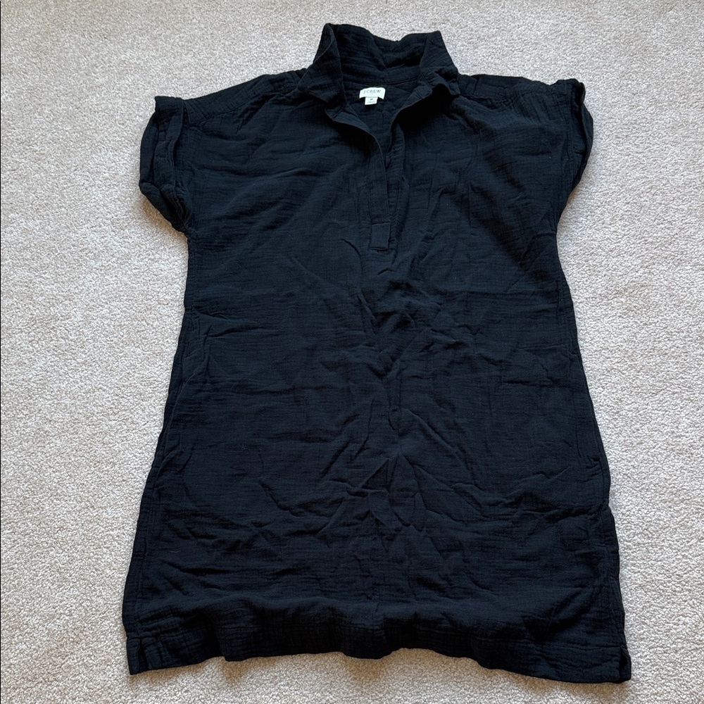 J. Crew Factory Elegant Black Mini Dress
